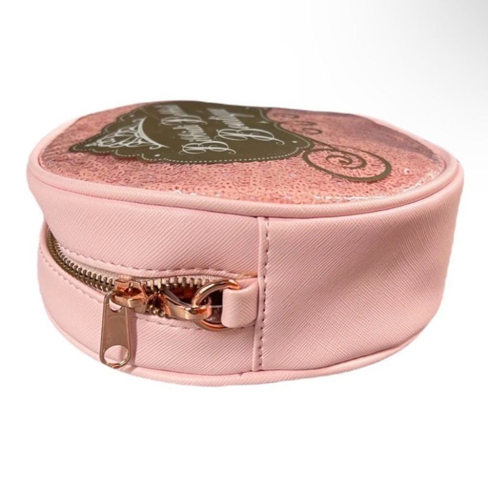 Disney Bibbidi Bobbidi Boutique Cinderella Carriage Pink Crossbody Bag Gold - Picture 7 of 9